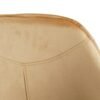 Velvet Cover Yellow Bar Stool High Chair-2