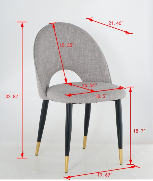 Sackcloth Fabric Seat-4