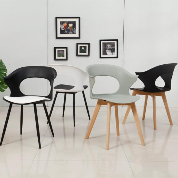 Nordic Style High Quality Commercial Plastic Chair-2
