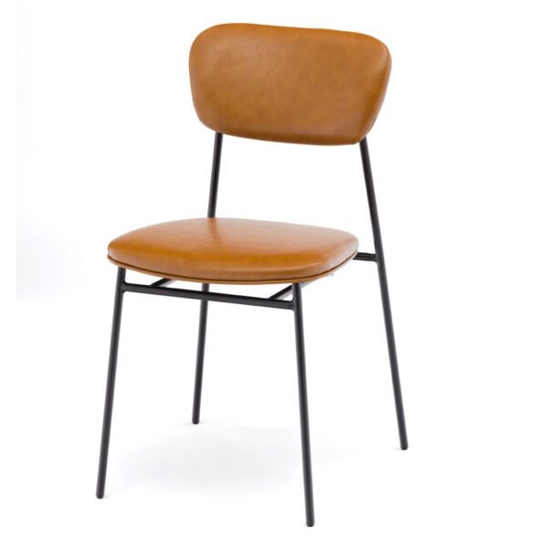 American Style Design High Quality Steel Leg Dining Chair-1